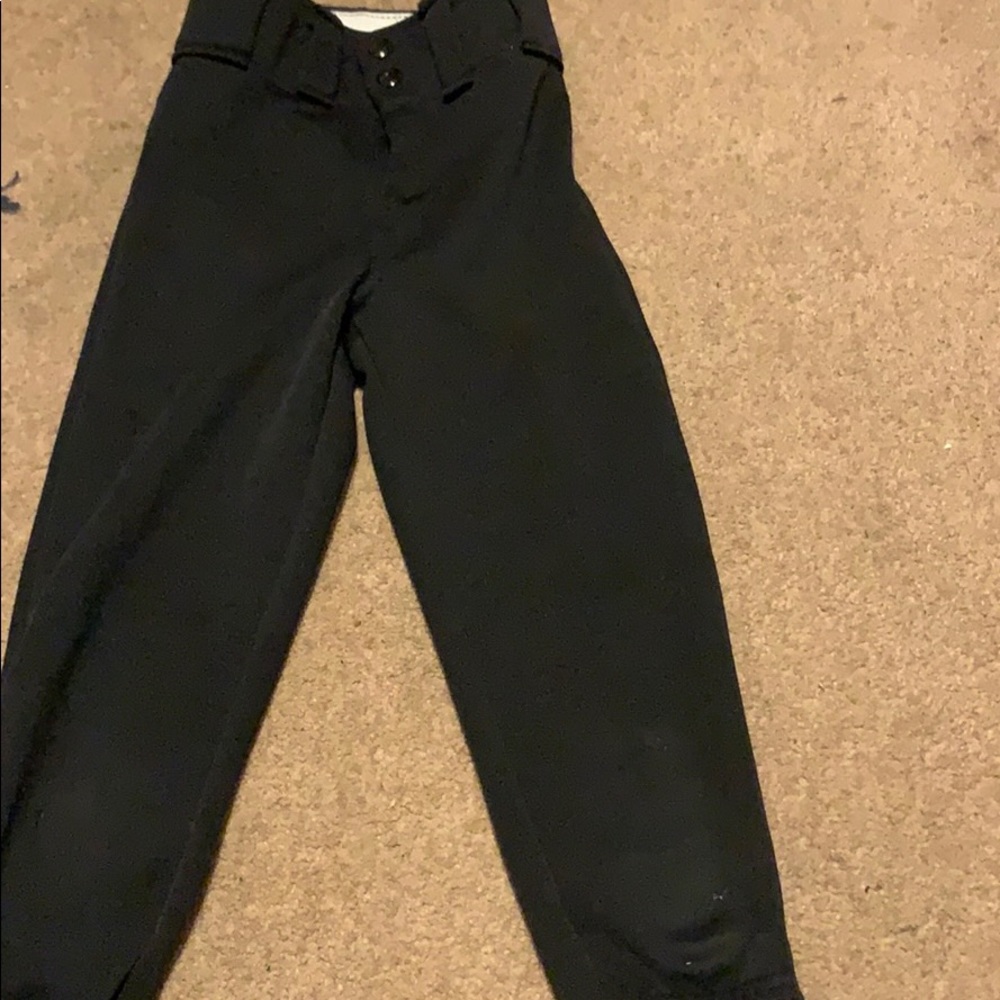 Black softball pants